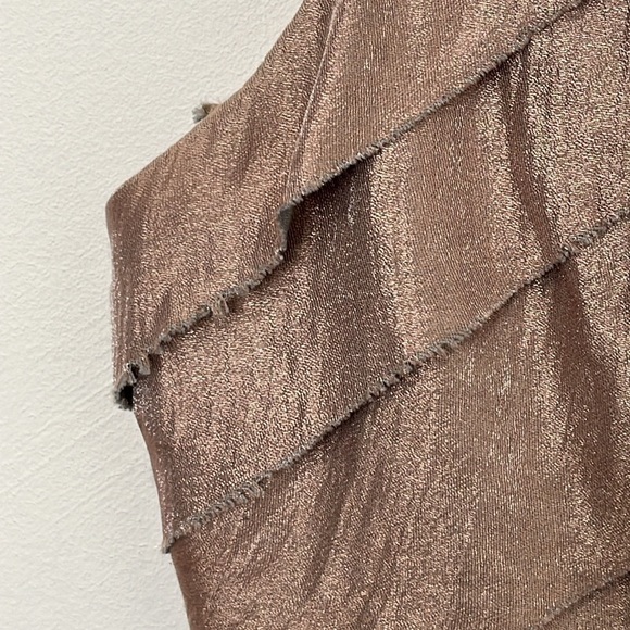 London Times Dress Women's Size 10 Midi Shutter Pleats Formal Wedding Cruise - Picture 7 of 16